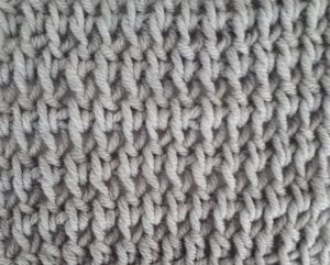 Tunisian double crochet knit stitch