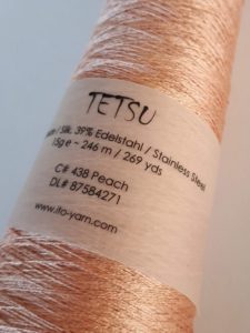 Tetsy Ito yarn - silk and stainless steel