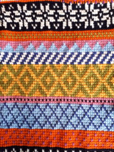 Tunisian Fair Isle scarf partie 2