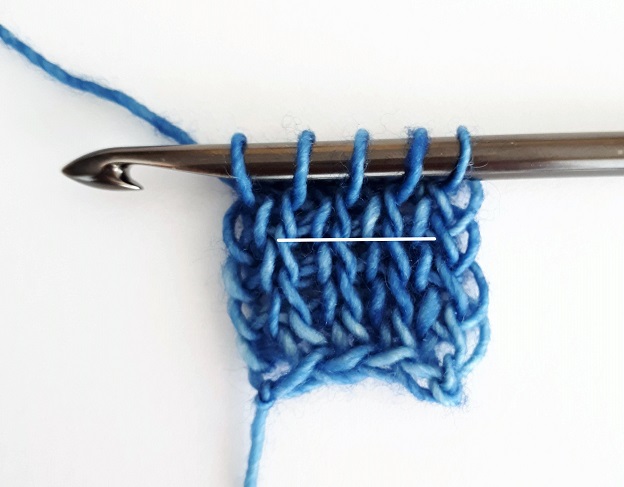 Tunisian knit stitch