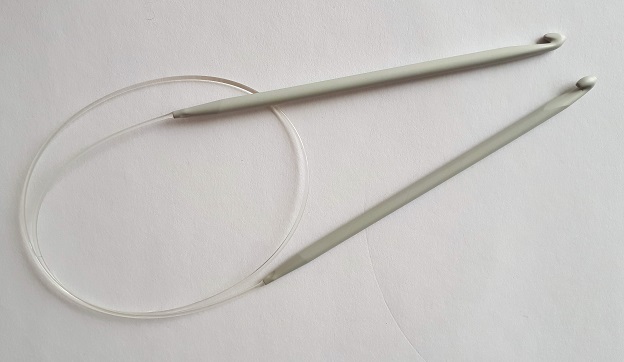 Double-ended hooks with a fixed cable
