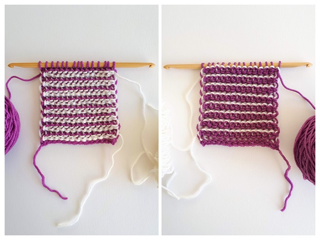 Tunisian crochet in colors - Rachel Henri crochet design