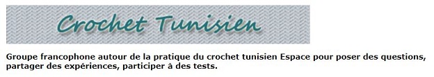 Groupe Crochet tunisien sur Ravelry