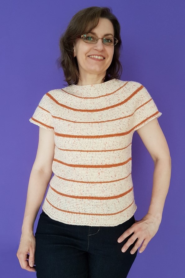 Silke Reibeling, alias Haekelreigen, designer crochet tunisien