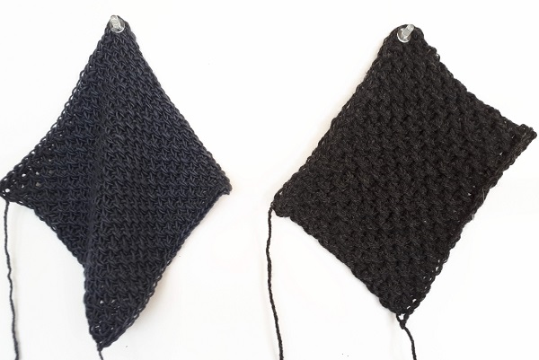 drape or no drape in Tunisian crochet