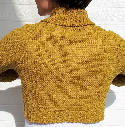 Ribbed Cotton Seamless Shrug